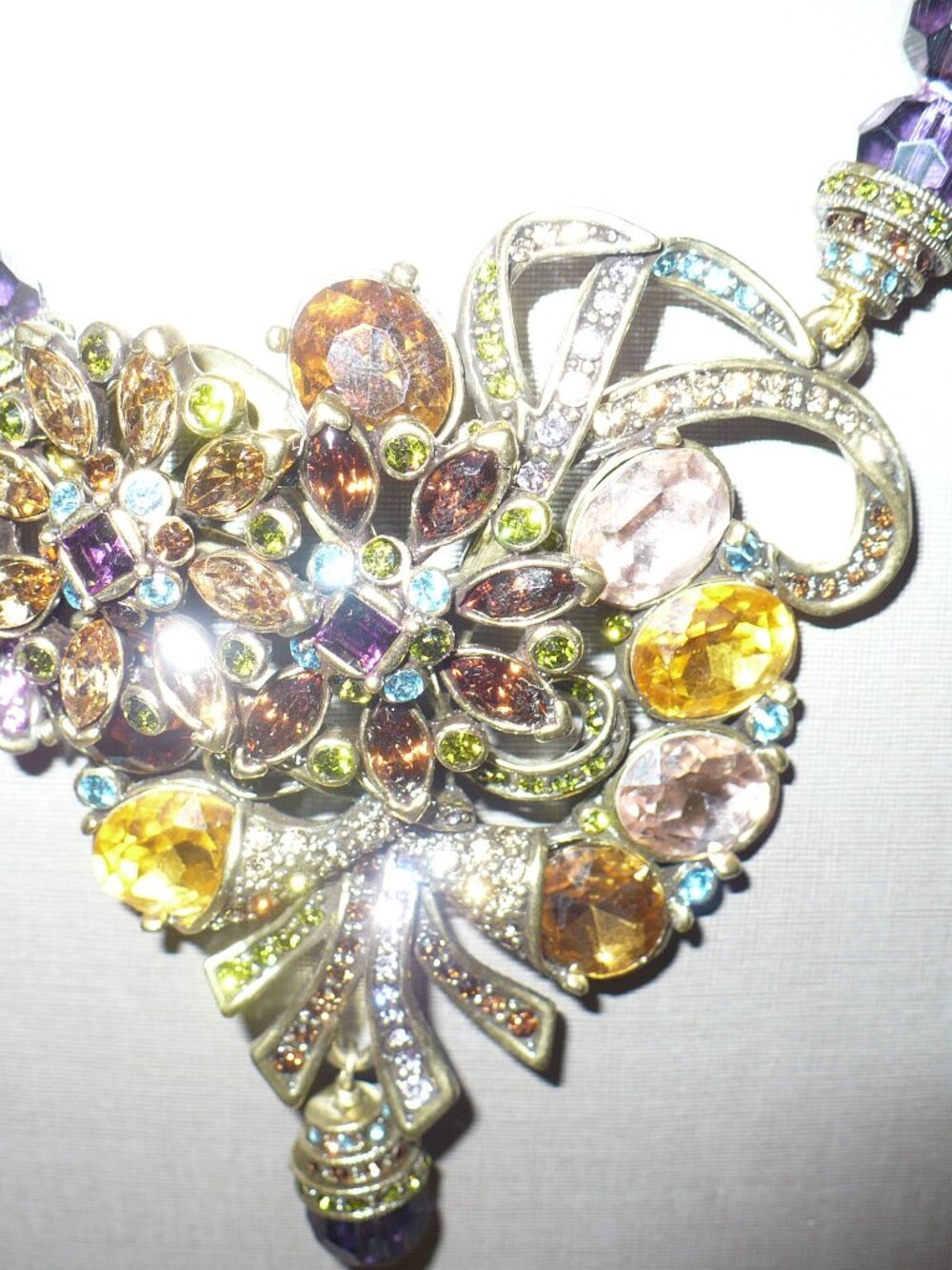 HEIDI DAUS WHIMSICAL FLORAL NECKLACE